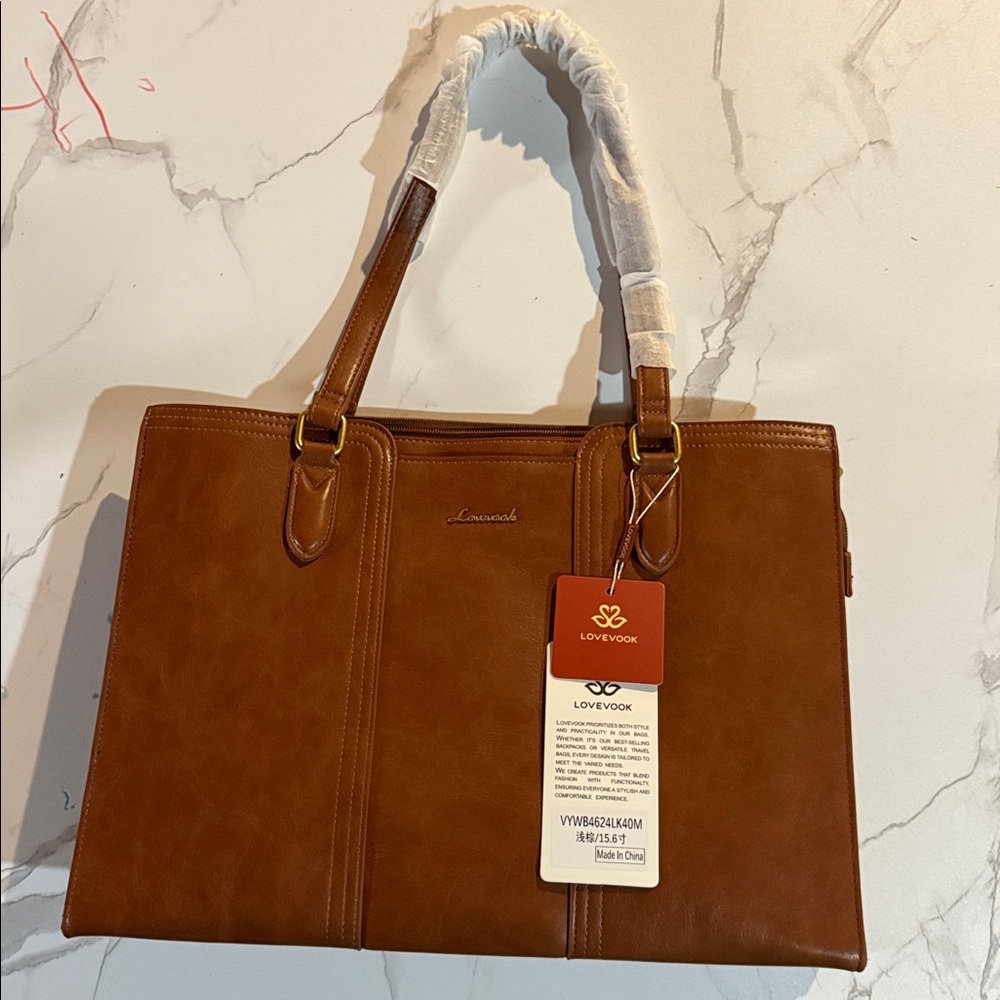 LOVEVOOK Brown Travel Bag for Women